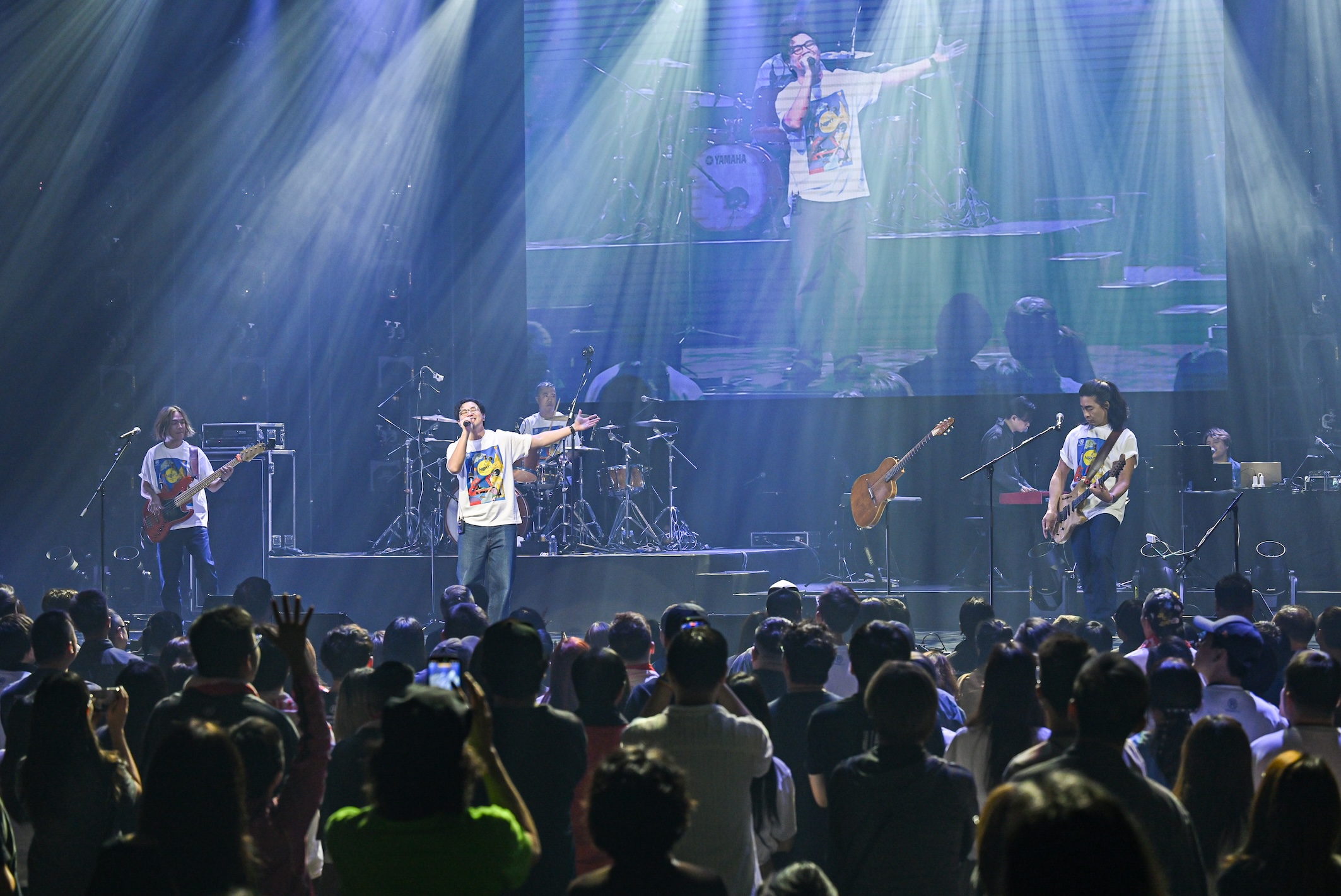 香港人氣樂隊RubberBand 在舉辦《A NIGHT IN TAIPEI》世界巡演台北站。(圖/光尚娛樂提供)