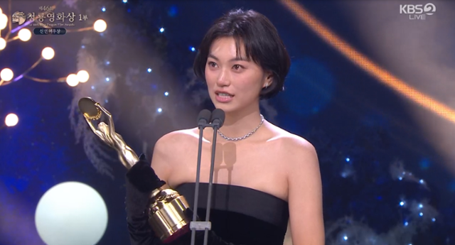 青龍獎／「I.O.I」金度延獲新人獎爆淚   偶像出身獲獎「原來我也想被認同」