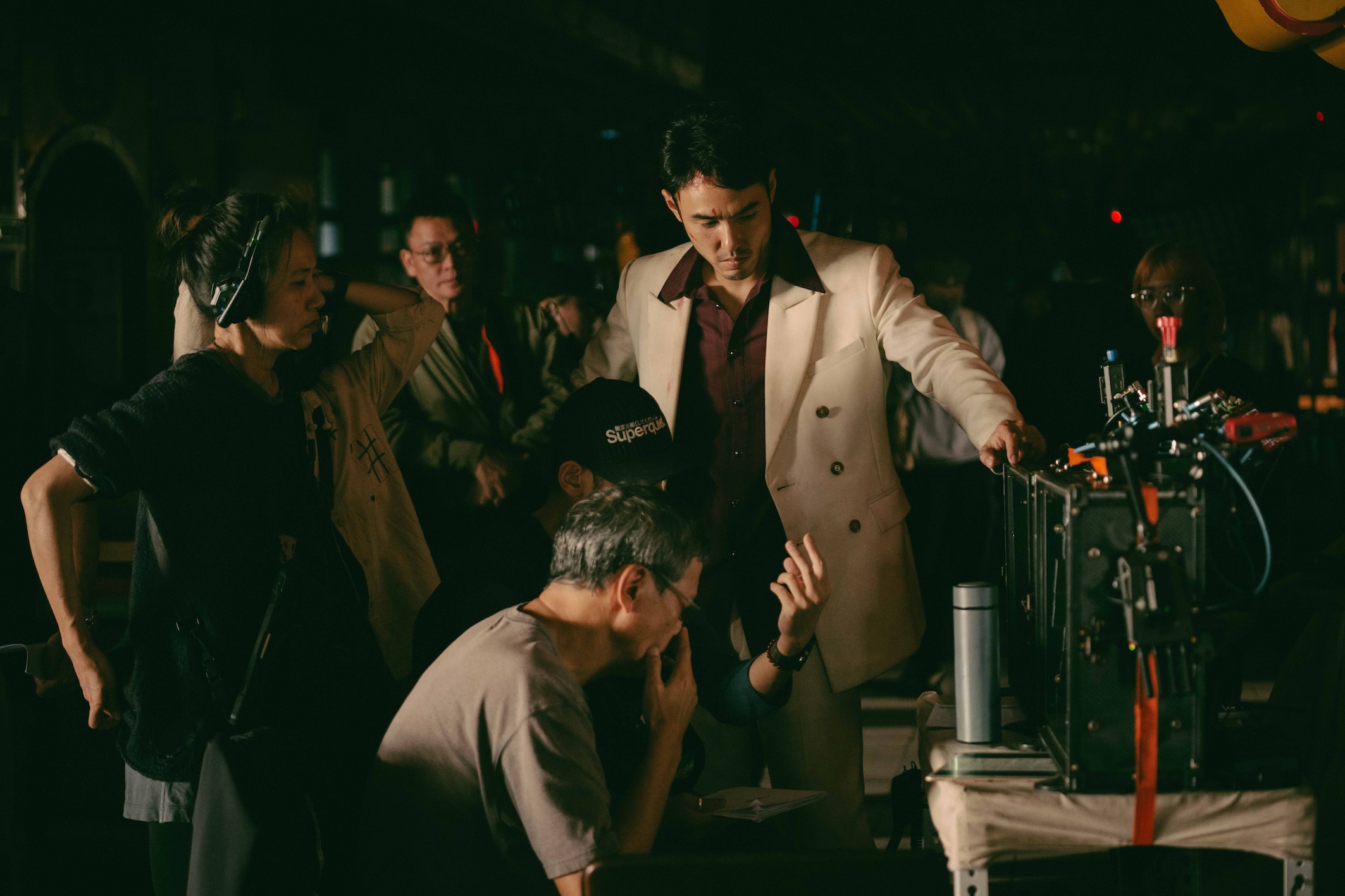 阮經天主演的《阿茲海默警探》正在拍攝中。(圖/牽猴子提供)