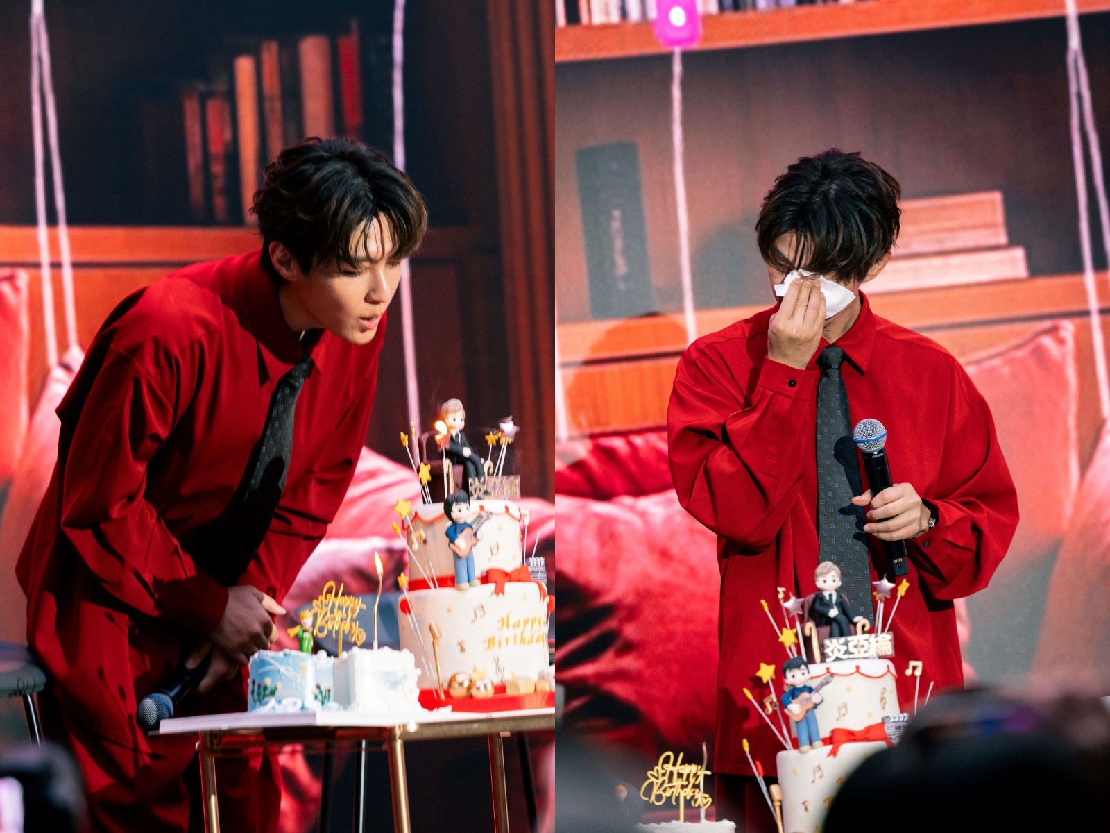 炎亞綸生日會上被粉絲弄哭。(圖/晴空鳥提供)