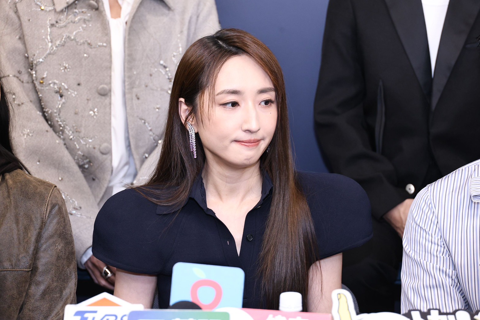 柯佳嬿大方回應老公閃兵事件。(圖/記者王人傑攝)