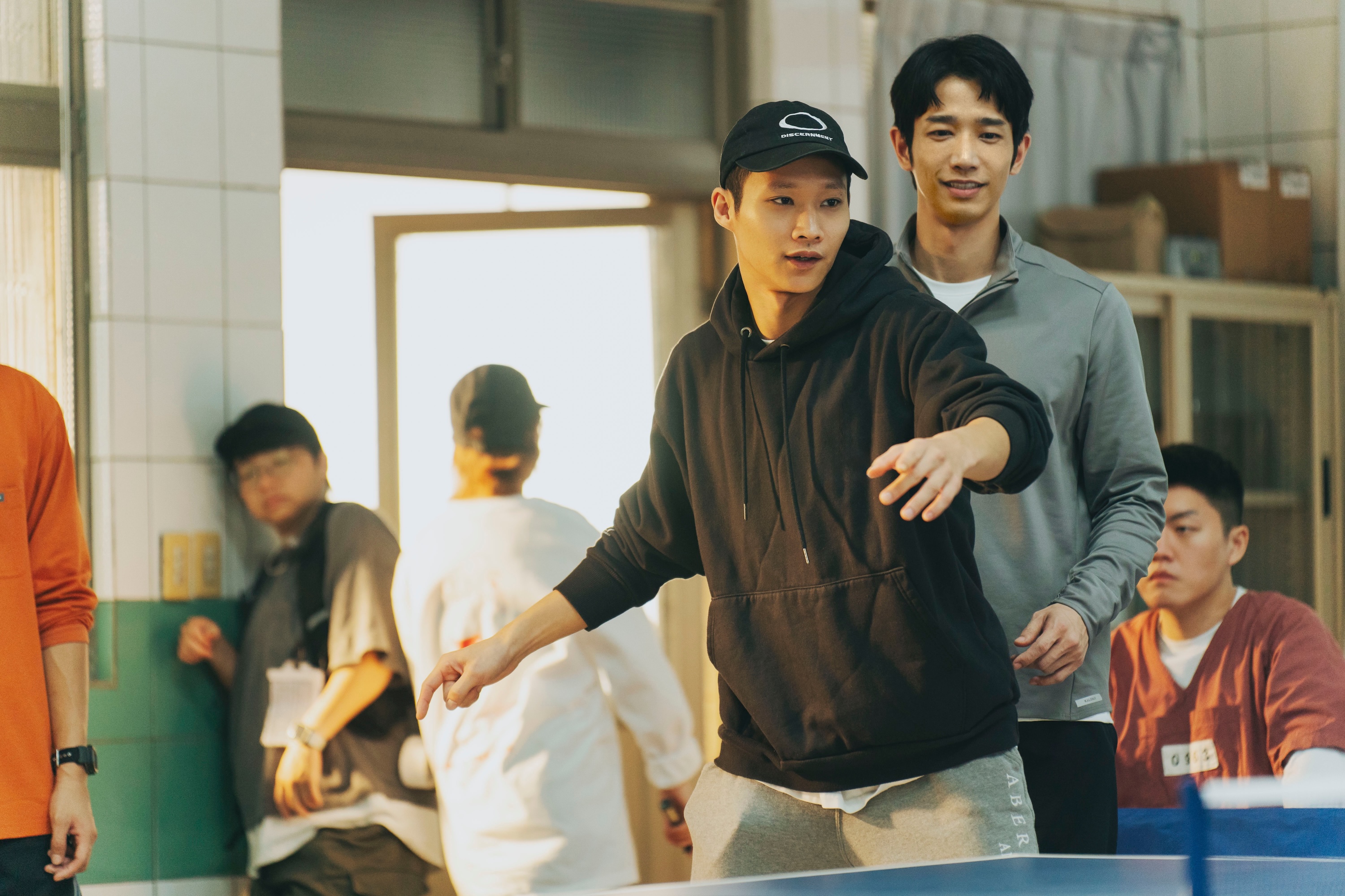 黃冠智拍《監所男子囚生記》首次擔任桌球動作設計壓力山大失眠。（圖／愛奇藝國際版、壹壹影業提供）