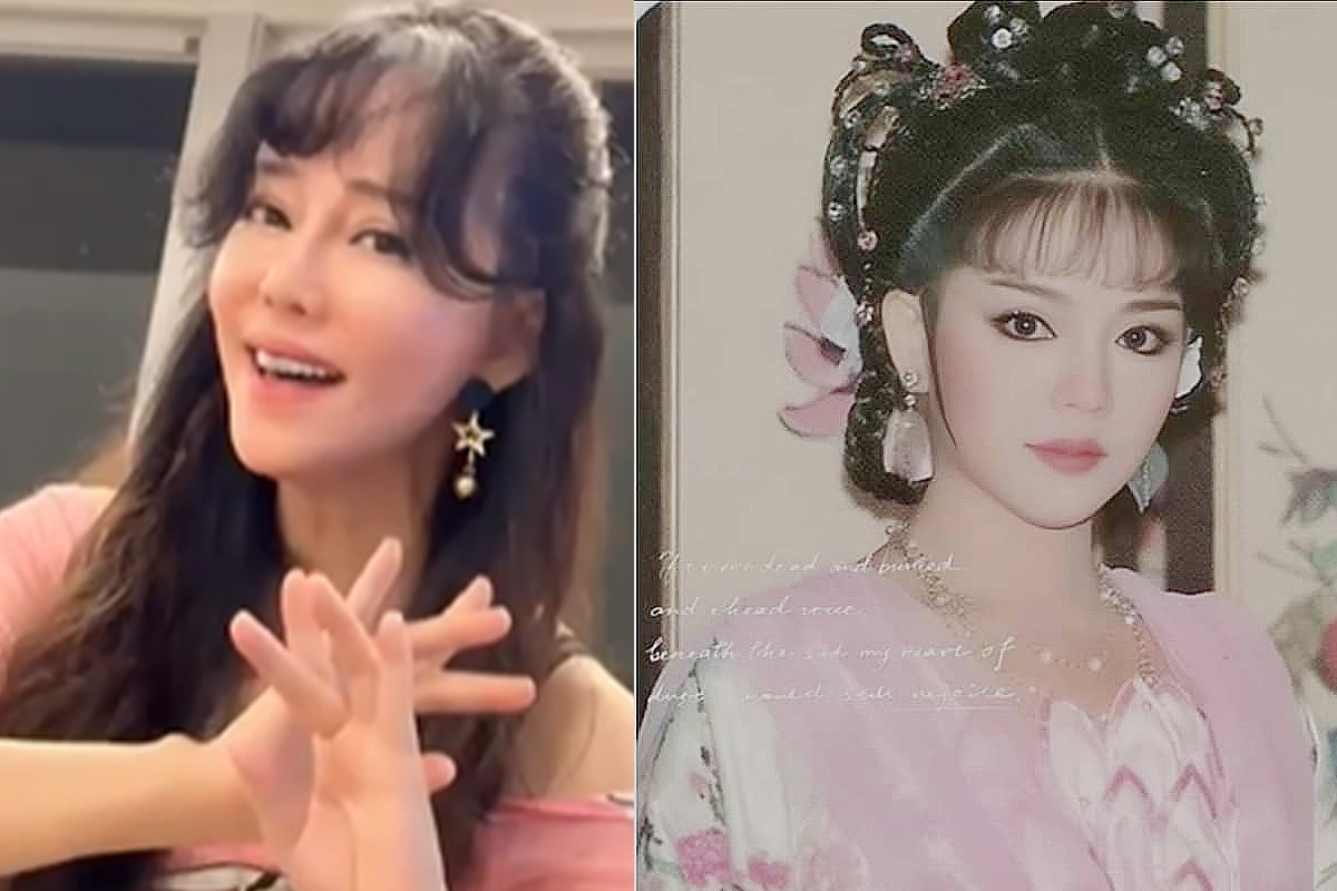 63歲狄鶯重現歌仔戲花旦身段。(圖/翻攝狄鶯FB)