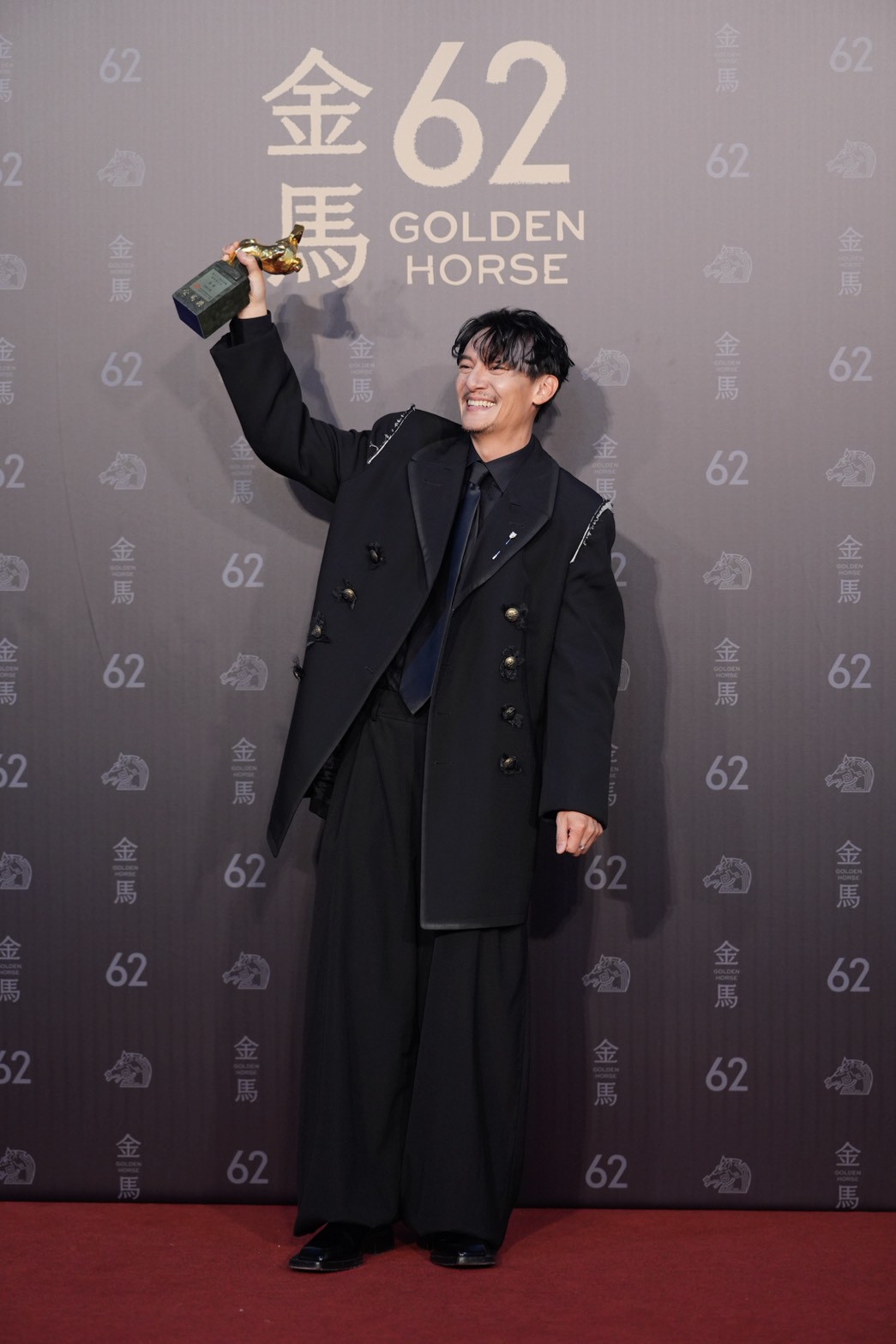 張震很快就拿下第二座影帝。（圖／記者許方正攝）