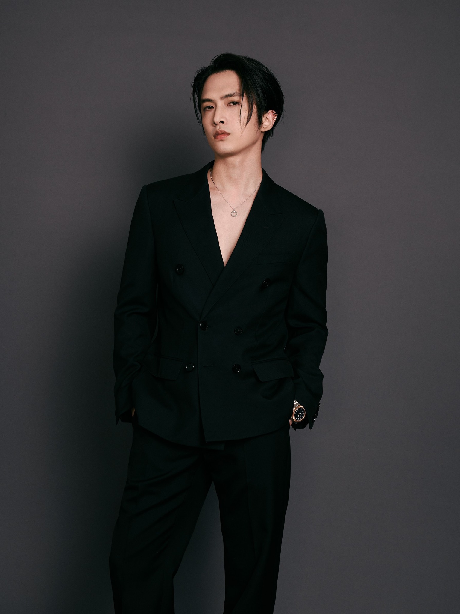 嘟嘟有給女友加油打氣。(圖/翻攝JADE臉書)