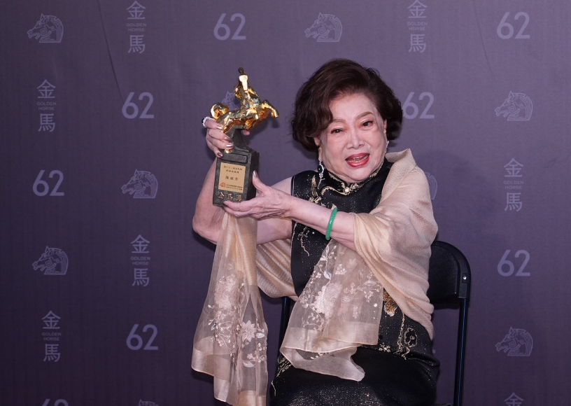 86歲陳淑芳奪《終身成就獎》。(圖/記者許方正攝影)