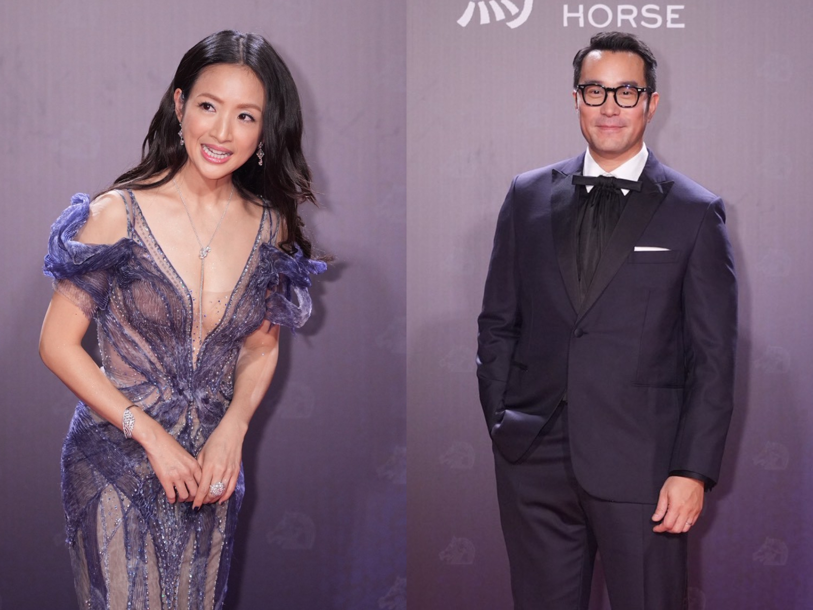 金馬紅毯／張孝全帥氣登場！林依晨露胸太性感　曝被兒子口水抹臉