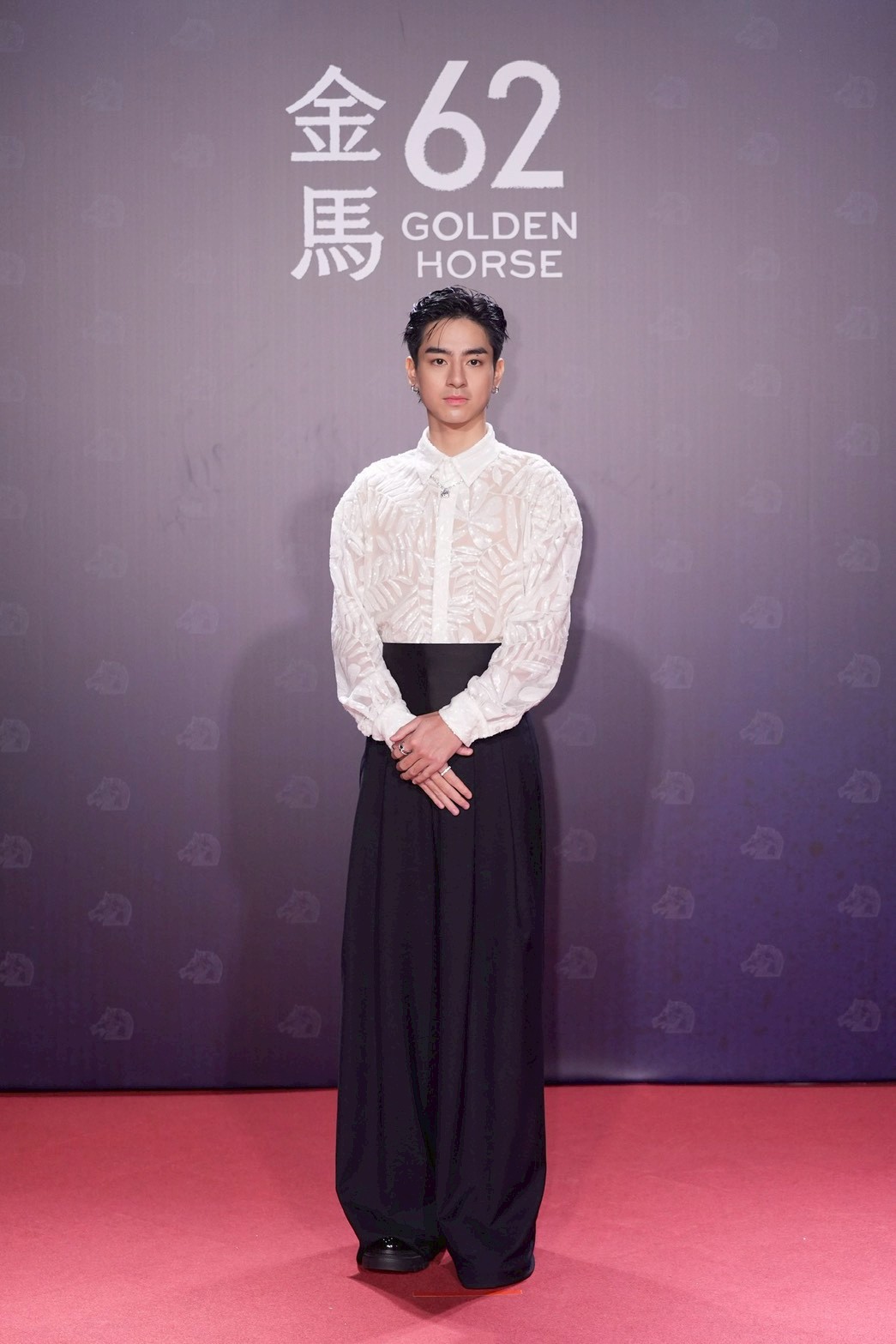 劉敬被誇長大又更帥了。(圖/記者陳明中攝)