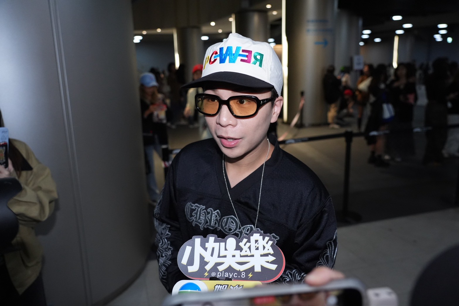 派翠克也來看GD演唱會。(圖/許方正攝)