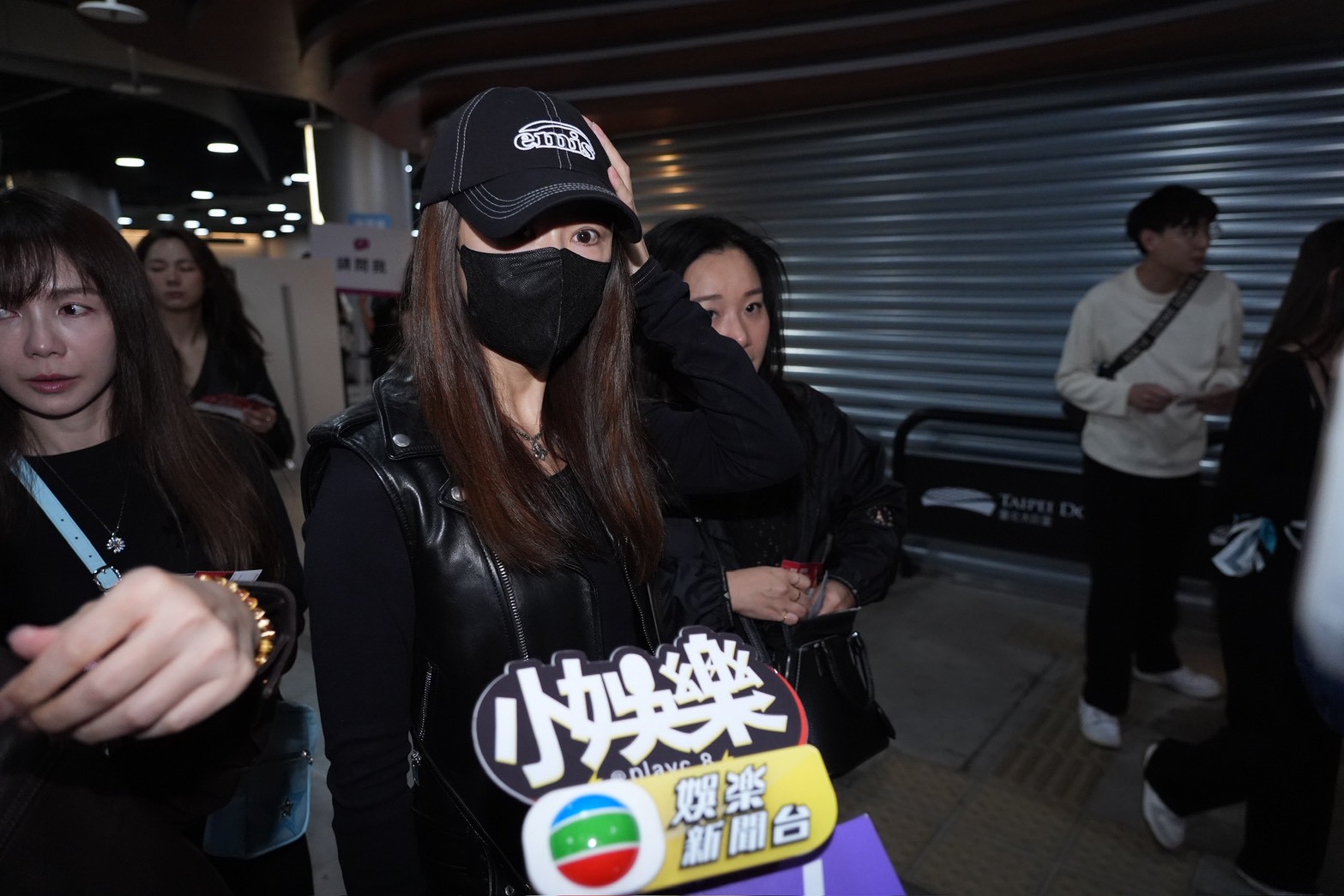 林心如包緊緊朝聖GD演唱會還是被認出。(圖/許方正攝)