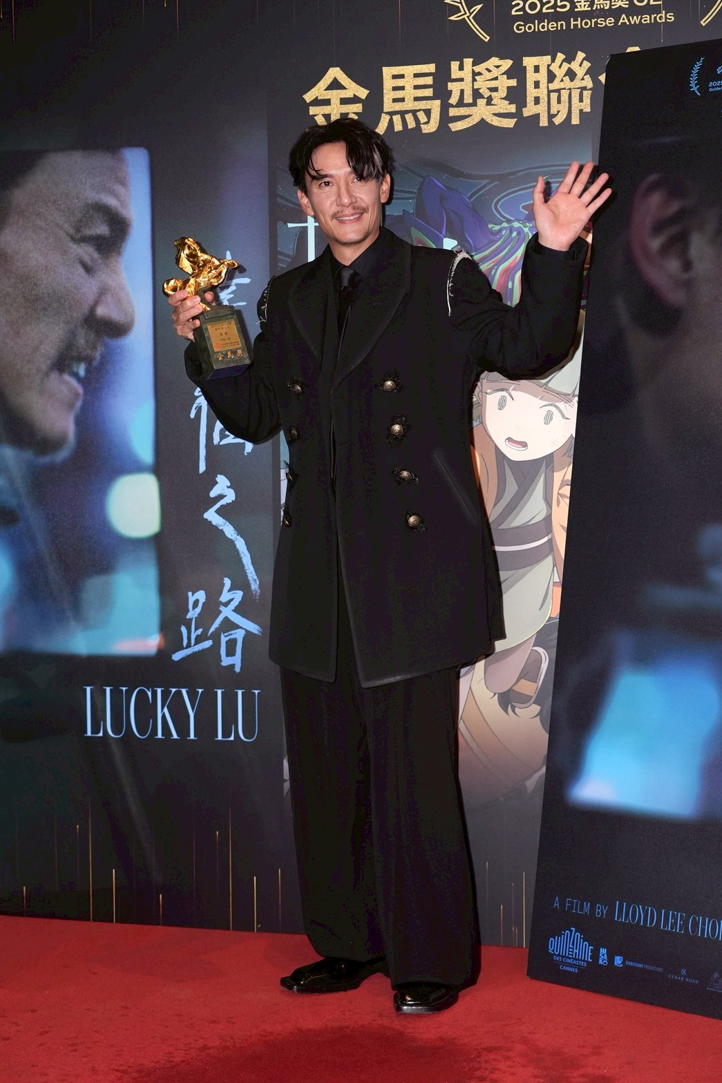 張震這次演出《幸福之路》鬆弛感滿滿,反而更能拿捏情緒起伏。(圖/記者陳明中攝)