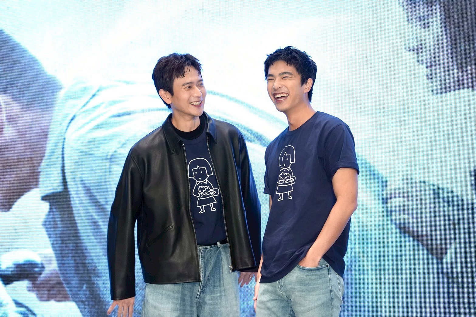 劉冠廷（左）和曾敬驊都是金馬男配角。（圖／記者陳明中攝）