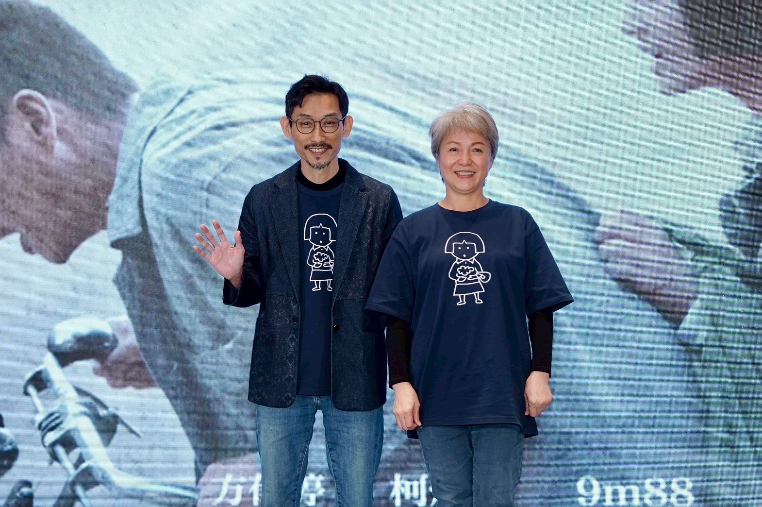 陳竹昇（左）和潘麗麗也現身共襄盛舉。（圖／記者陳明中攝）