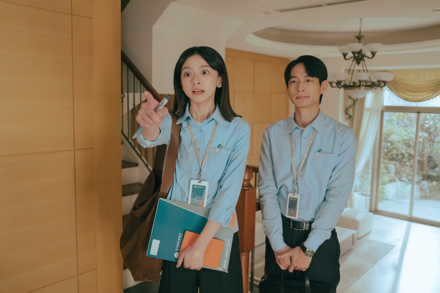 陳姸霏（左）和黃河首次合作擦出不少火花。（圖／公視台語台提供）