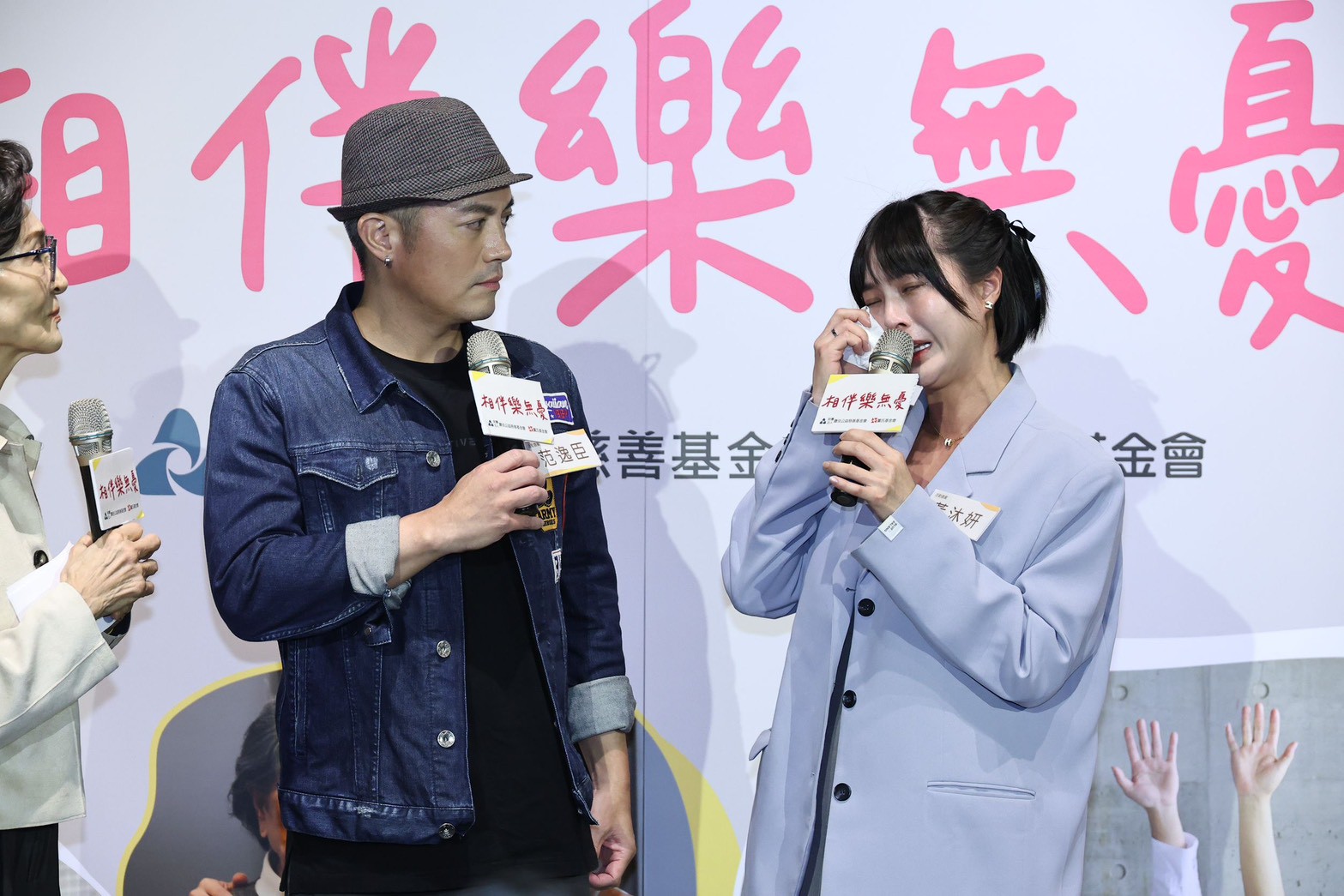 黃沐妍提到婚禮忍不住落淚，表示想完成外婆心願。（圖／王人傑攝）