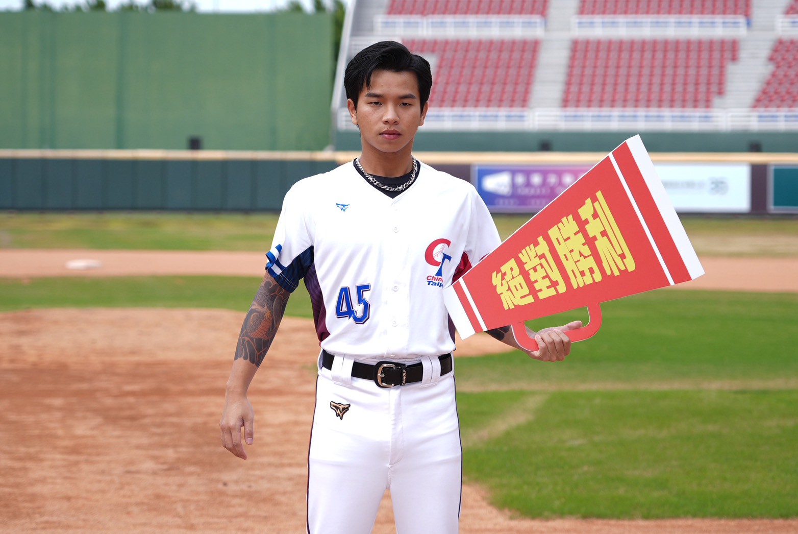 陳泰河外型就與職棒選手林昱珉十分相似（圖／許方正攝）