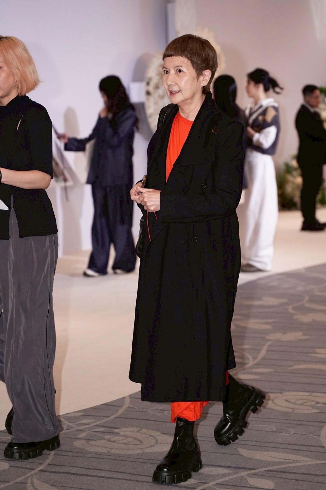 李烈來看看後輩婚禮。（圖／記者陳明中攝）