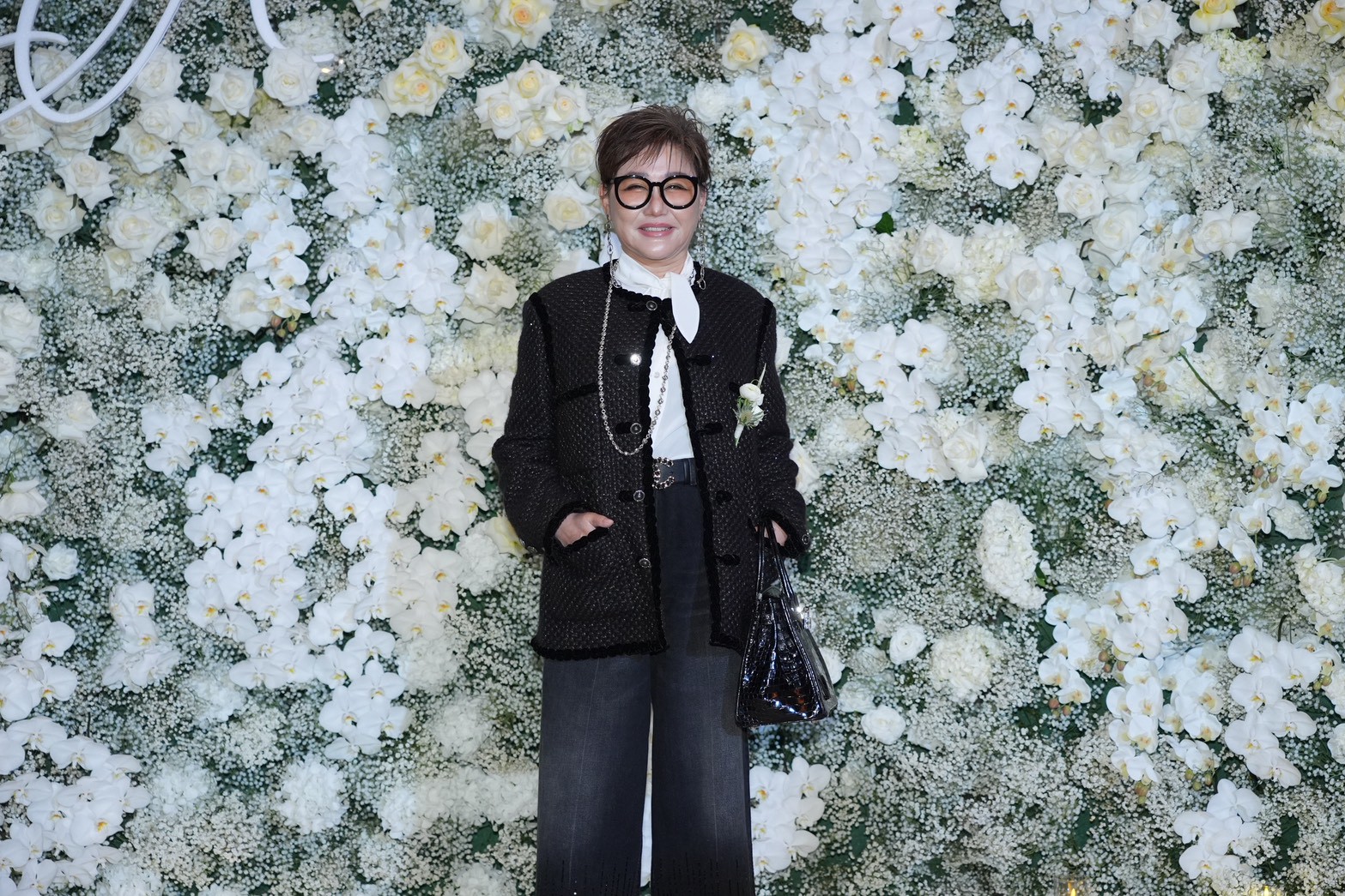 藍心湄見證世紀婚禮！（圖／記者陳明中攝）