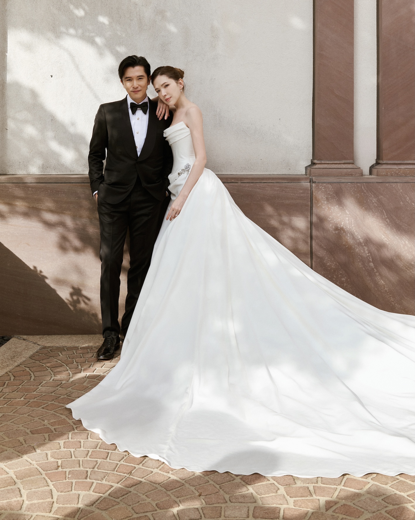 邱澤（左）、許瑋甯終於完婚。（圖／夏朵創意行銷提供）