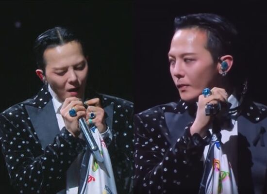 MAMA舞台事故！GD表演「不爽白眼」曝光。（圖／翻攝IG）