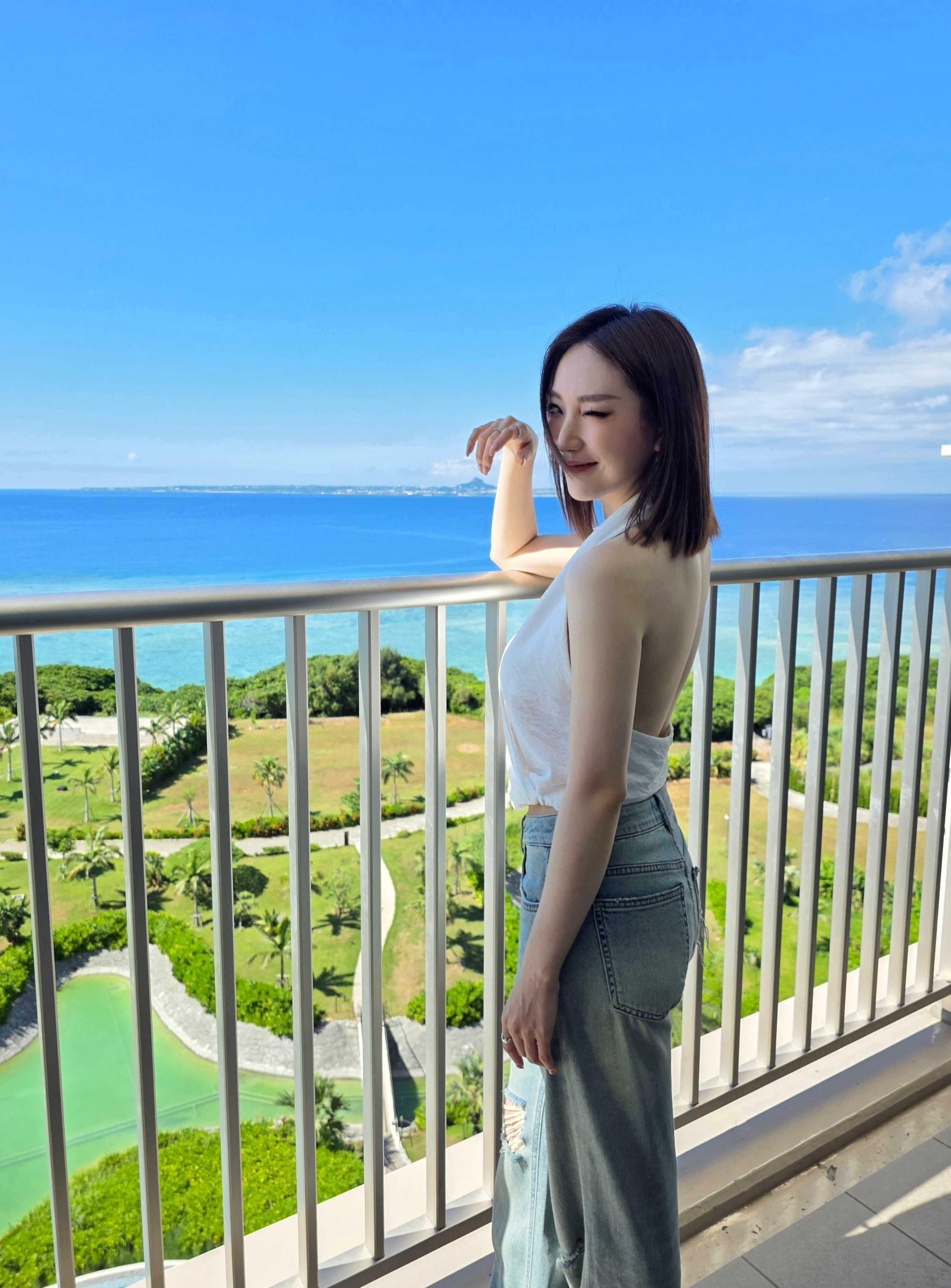 閻奕格去沖繩旅遊結果都在拍攝工作素材。（圖／格聲娛樂有限公司提供）