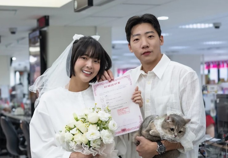 黃沐妍結婚了。(圖/翻攝黃沐妍臉書)