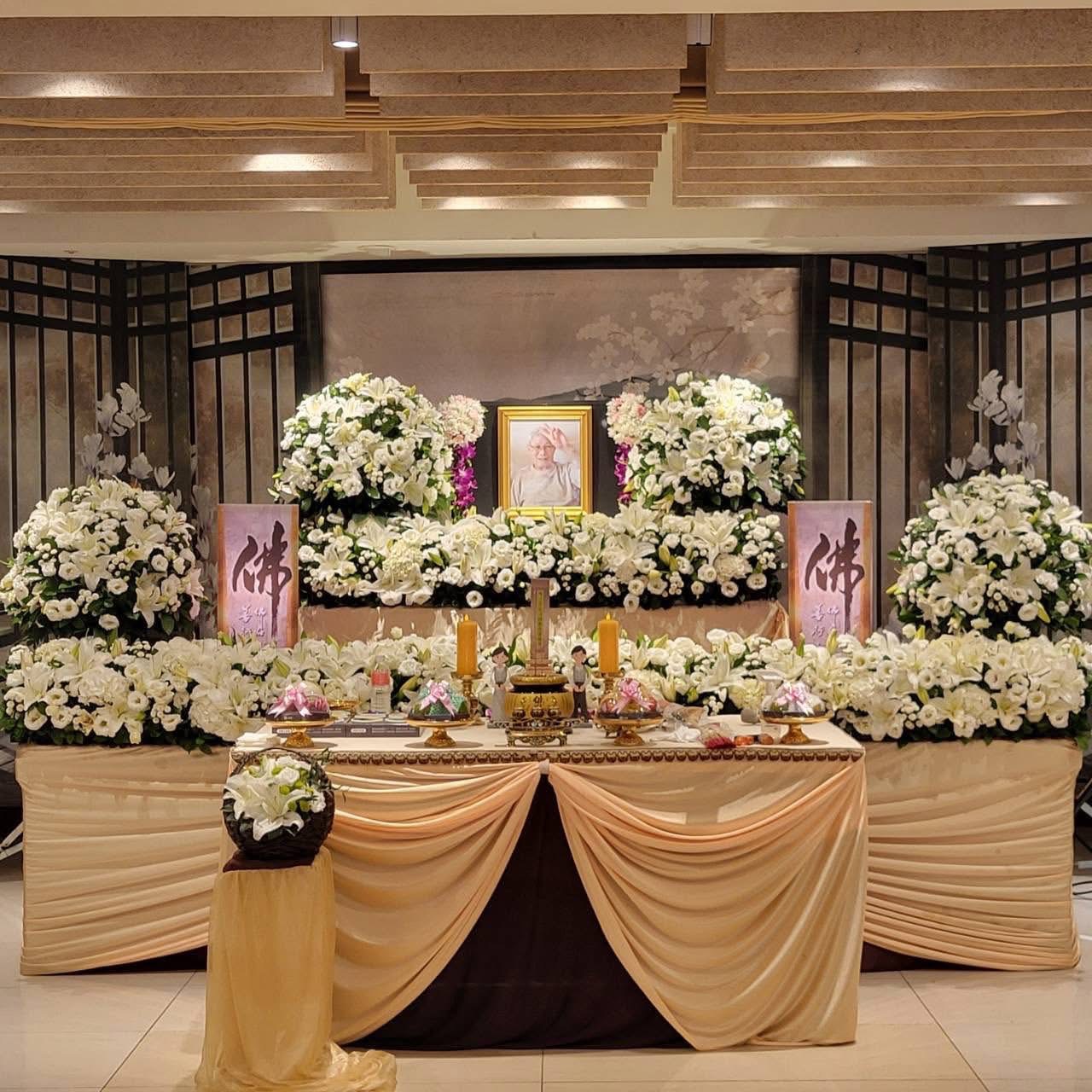 台語金曲製作人張錦華近日辭世,日前已低調完成告別式。(圖/翻攝自龍千玉臉書)