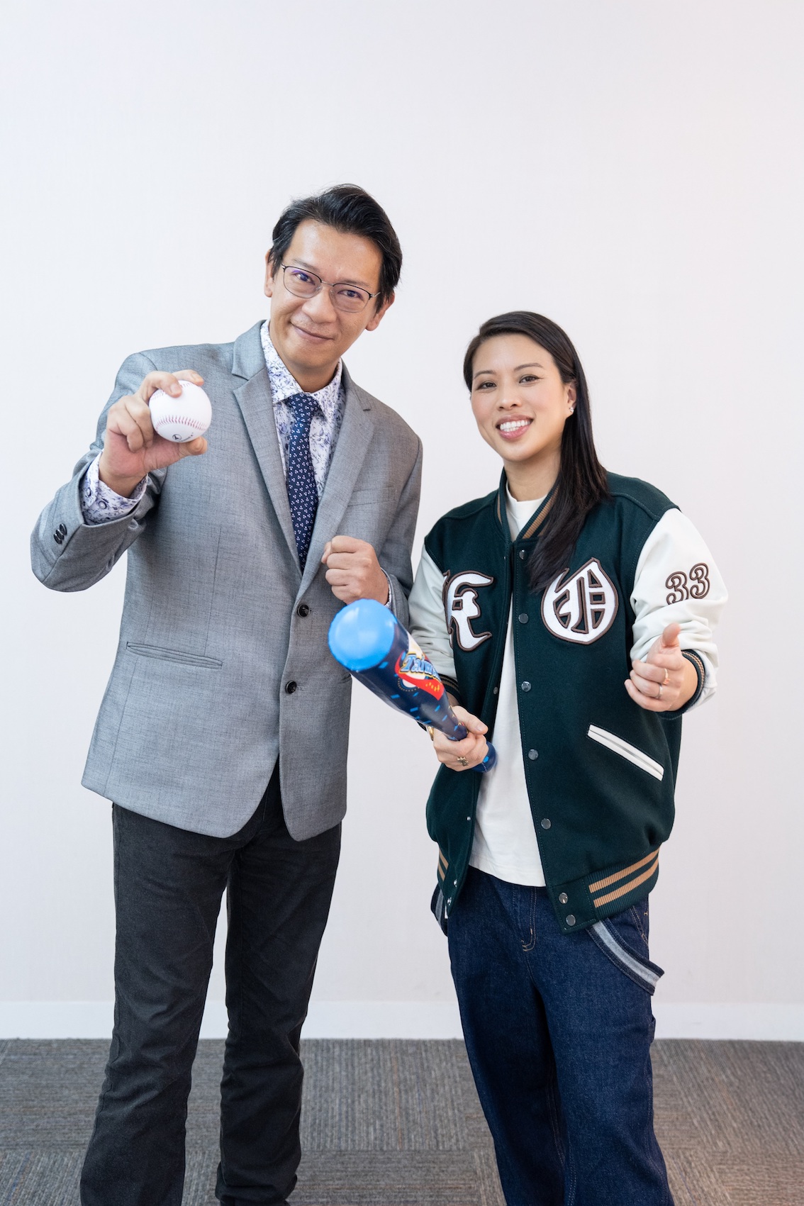 Miss Ko與徐展元透過〈homerun全壘打〉跨界合體。（圖／索尼音樂提供）