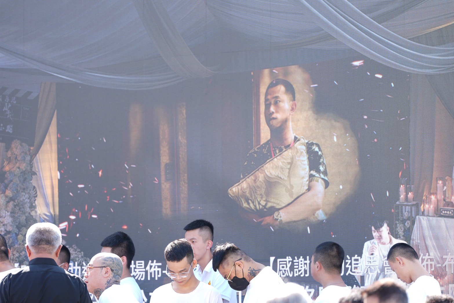 顏正國告別式，告別人生影壇。（圖／陳明中攝）