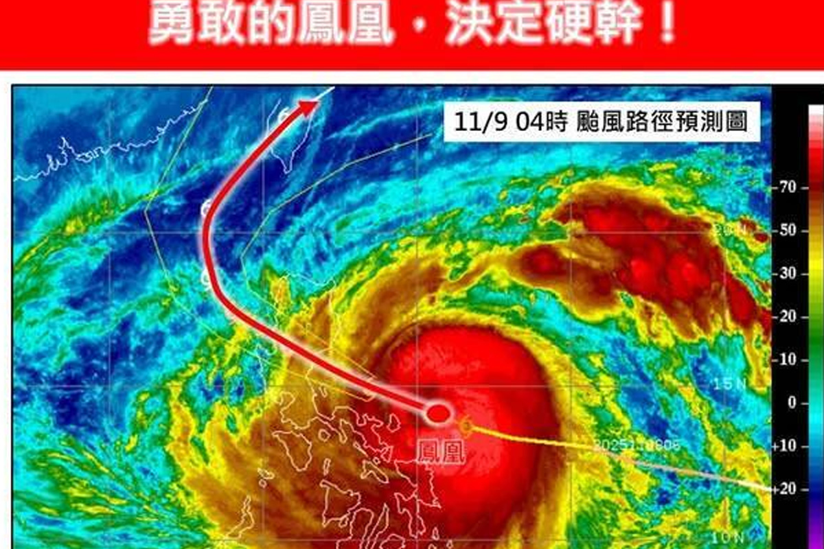 鳳凰估變強颱！專家：若碰中央山脈強度變弱恐死在台灣