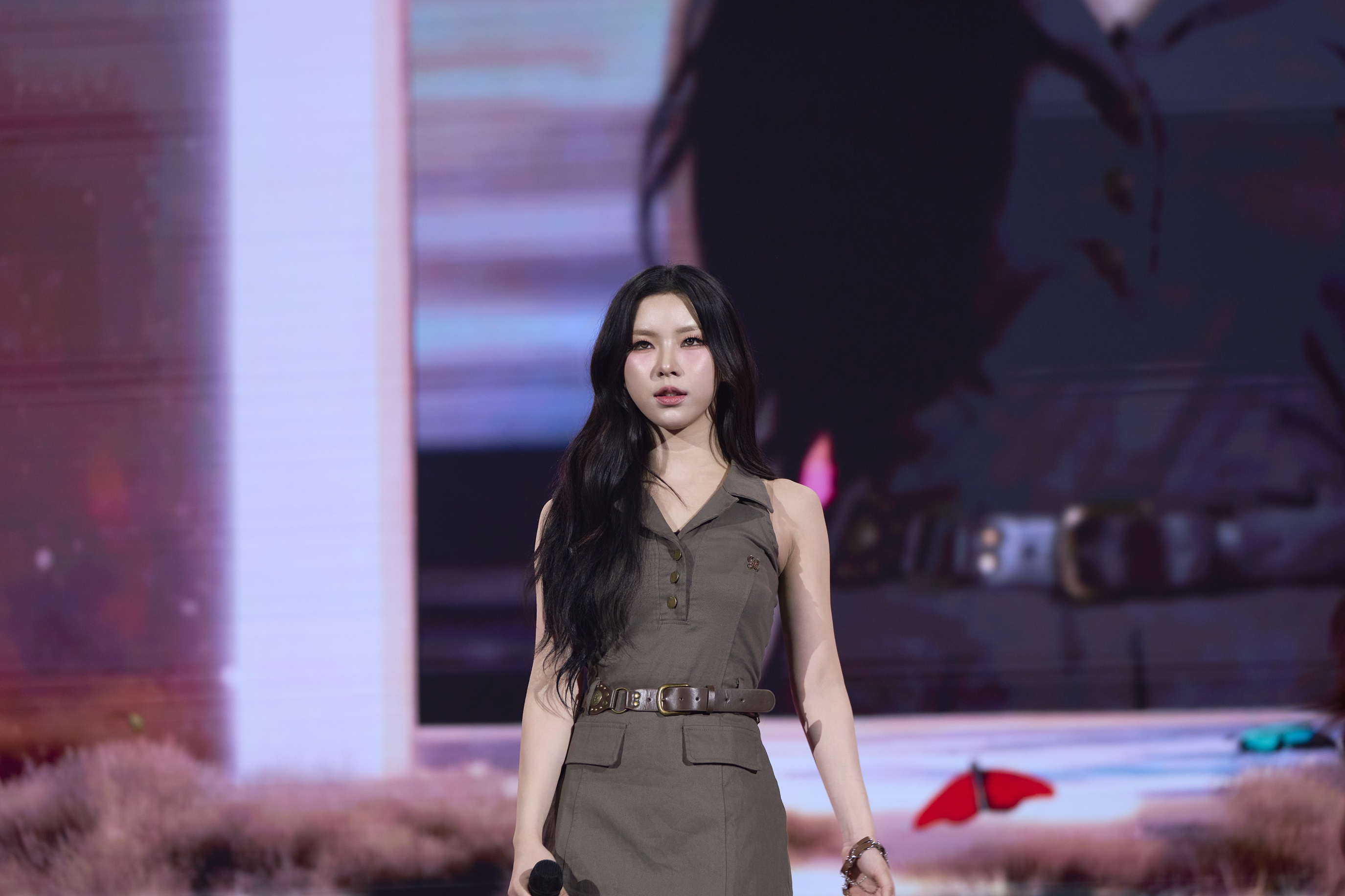 GENBLUE幻藍小熊成員AYEON 特別選唱了泰勒絲的〈Cruel Summer〉。（圖／天空娛樂提供）