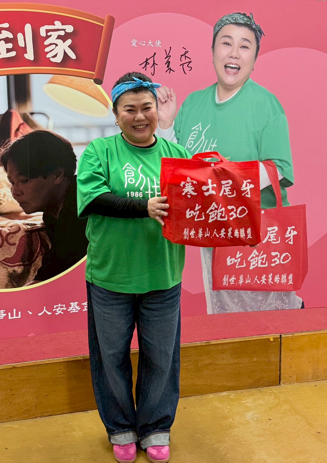 林美秀能同理長照的辛苦。(圖/娛樂中心攝)