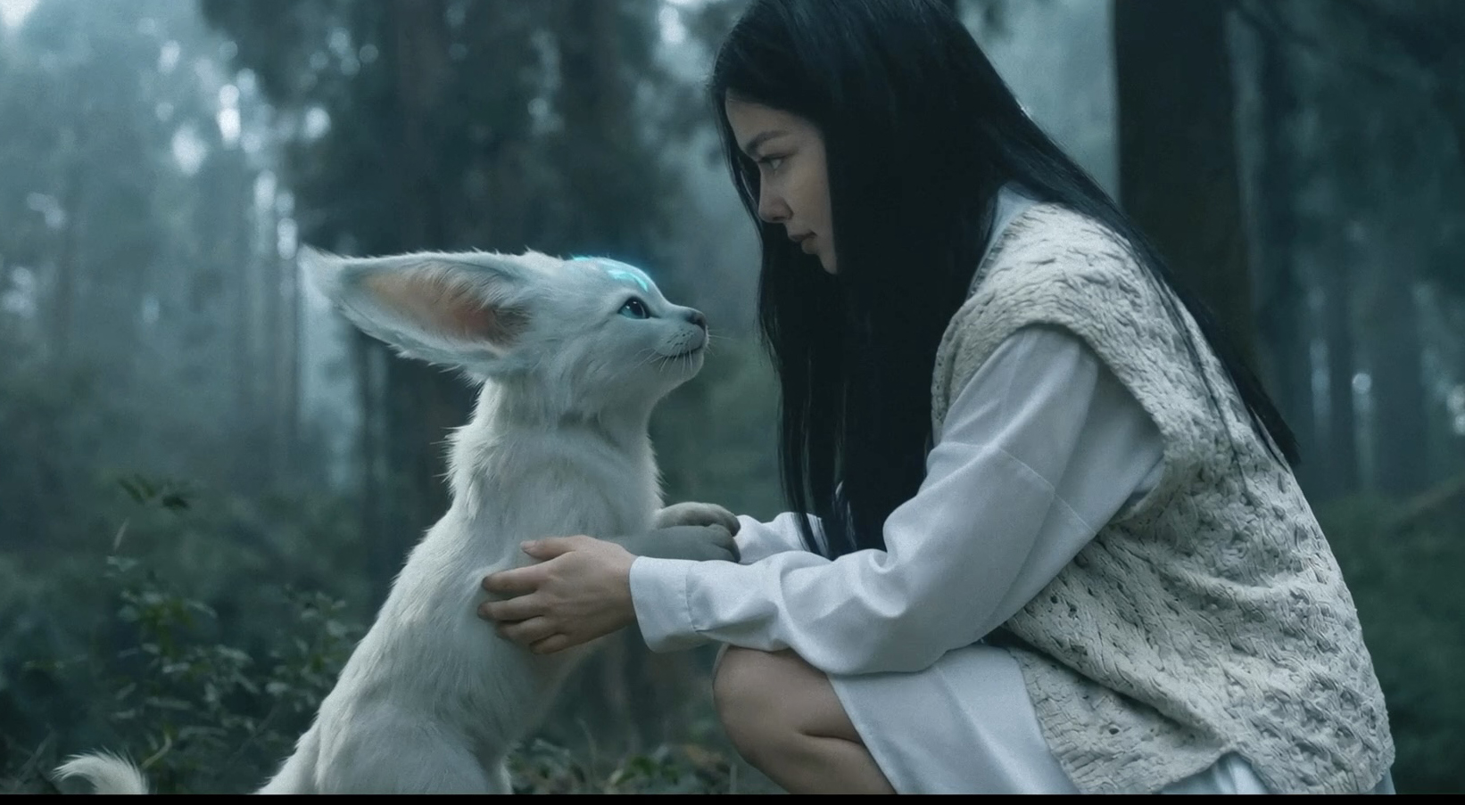 虛擬歌手 Heya首支 MV 〈HEYA〉。(圖/喜歡音樂提供)