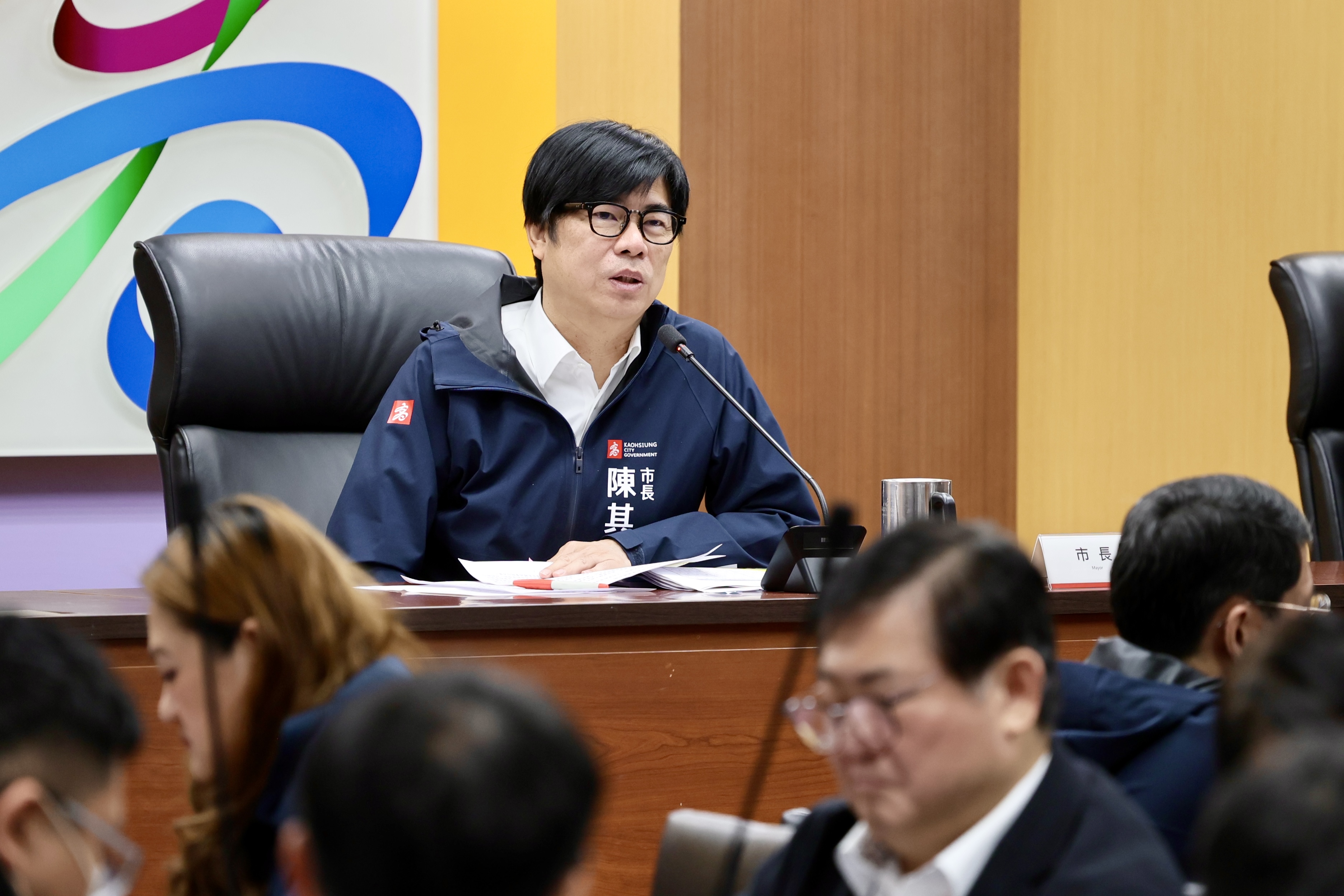 陳其邁預告冬日遊樂園開幕進港活動。（圖／高雄市政府提供）