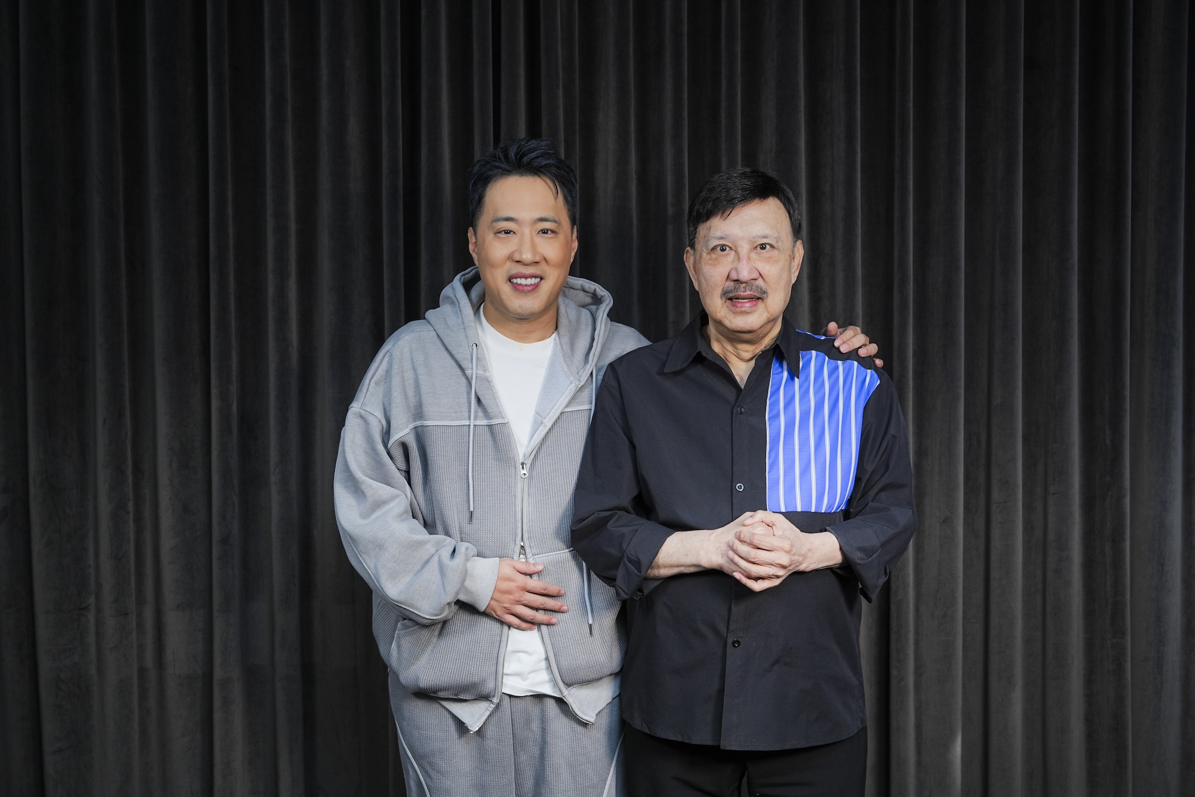 余天將與兒子余祥銓同台演出。(圖/萬星傳播提供)