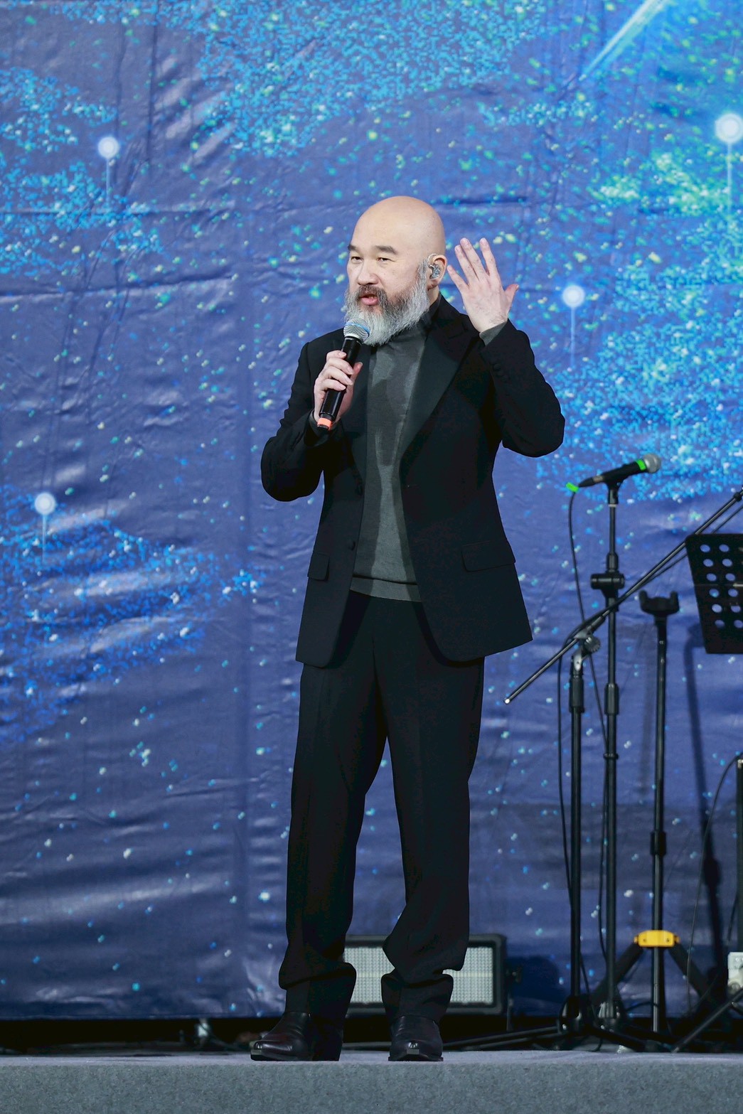 辛龍瘦了不少。（圖／娛樂中心攝）