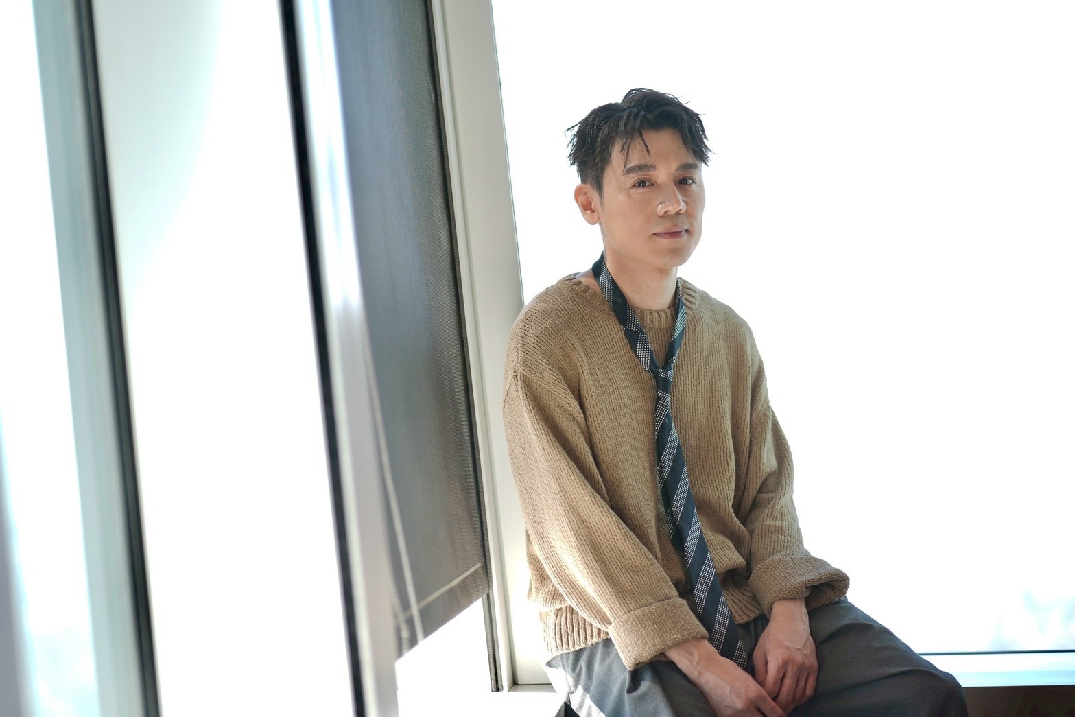 邱志宇生日前夕發片的他特別舉辦新單曲發片媒體餐敘。(圖/記者陳明中攝)