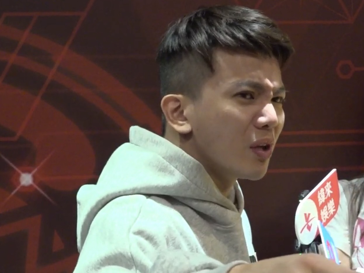 孫生氣哭。（圖／記者王人傑攝）