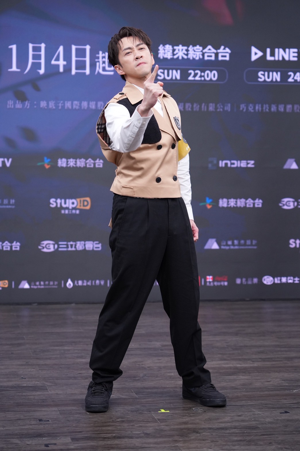 陳漢典自己說自己容光煥發。（圖／記者許方正攝）