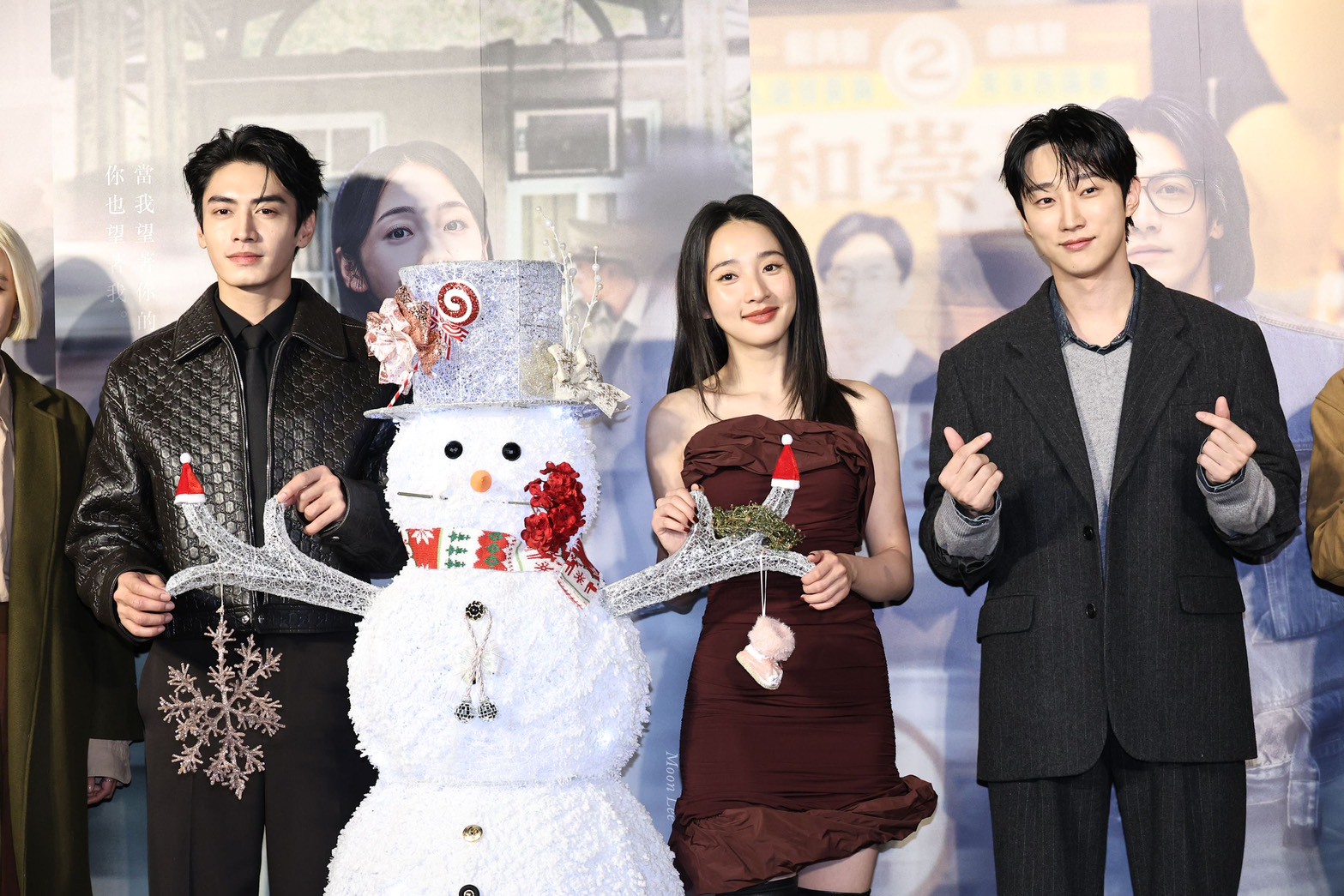 韓星振永、李沐、宋柏緯在《那張照片裡的我們》中共譜台韓三角戀。(圖/記者許方正攝)