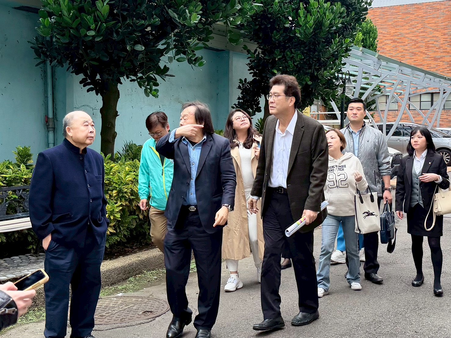 王世堅巡禮全程7小時。(圖/台北海大提供)