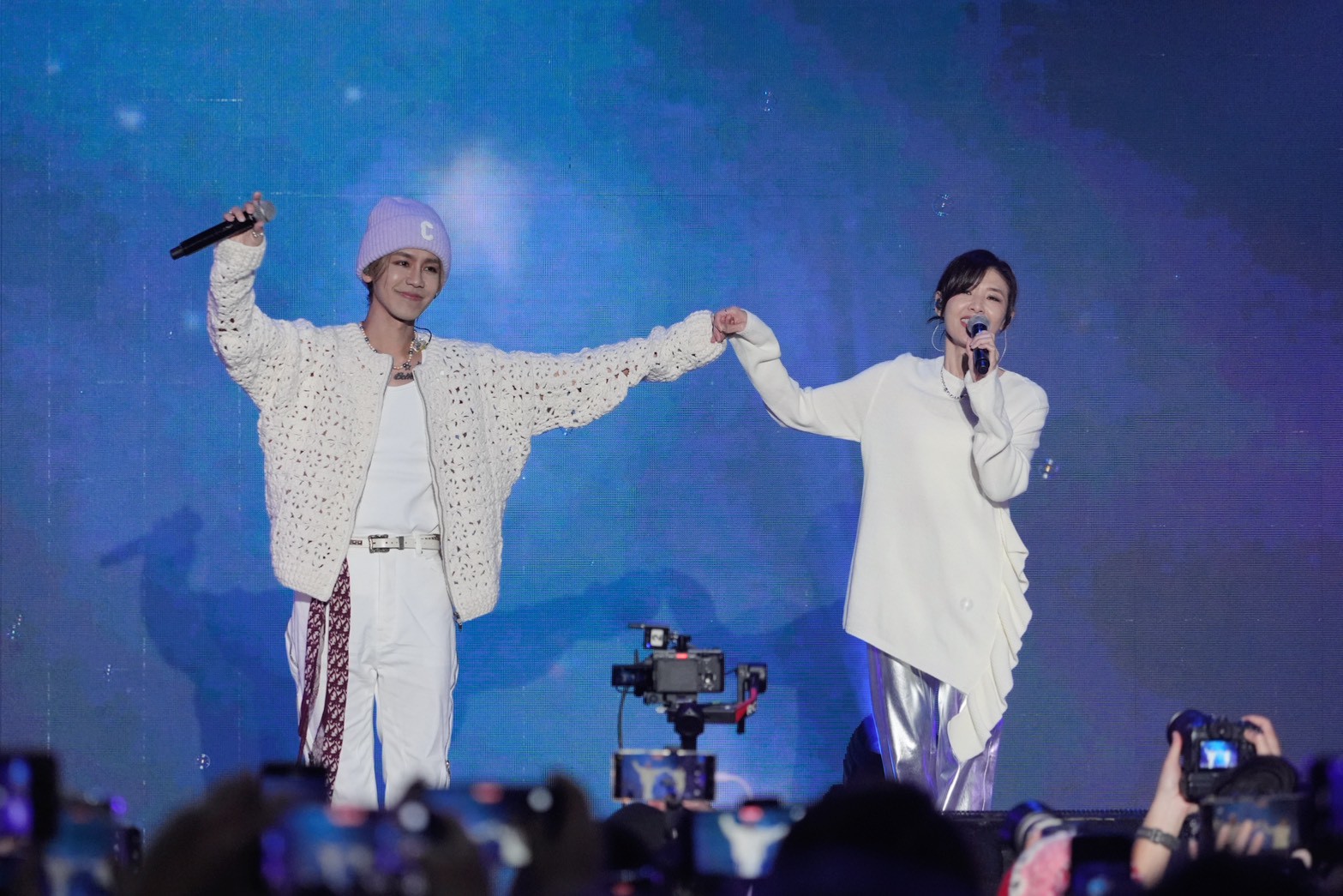 蘇慧倫驚喜邀請鼓鼓呂思緯擔任嘉賓。（圖／記者陳明中攝）