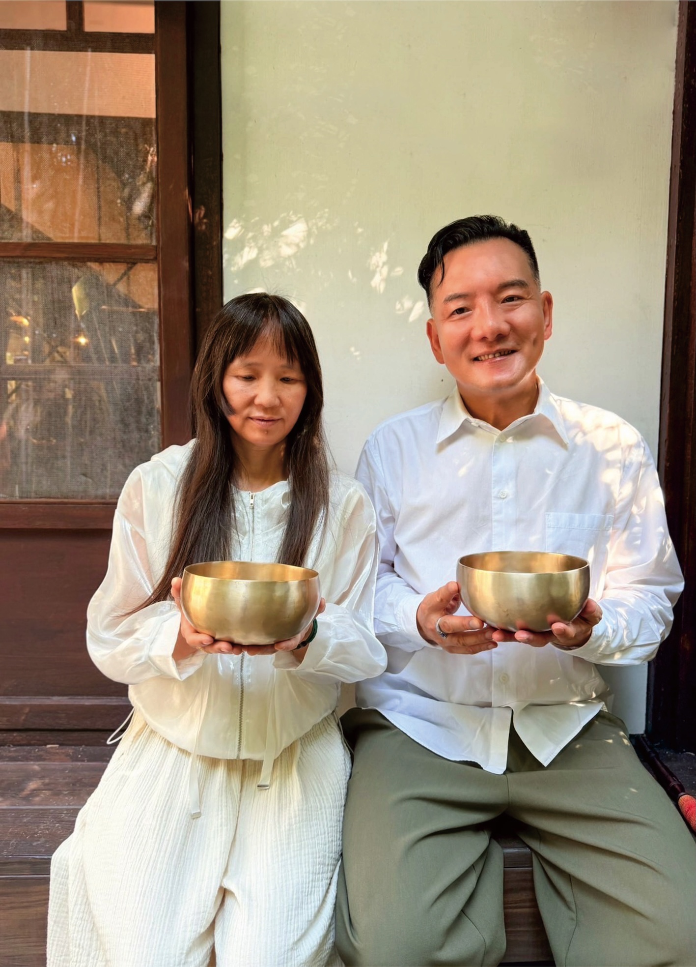 種子音樂創辦人田定豐與朱衍舞聯手推出的新書《敲出自我療癒力》。（圖／唱戲世界娛樂提供）