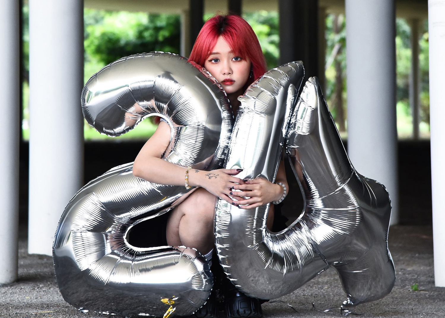 新生代歌手林桉取名爆烏龍　最愛BLACKPINK 把Rosé簽名刺身上