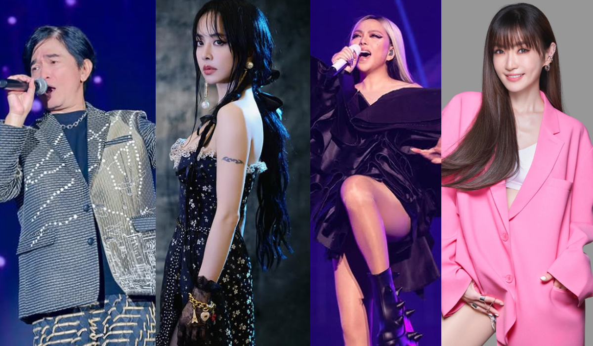 謝金燕、蔡依林、阿妹、吳宗憲也曾被歌迷亂入表演中。（圖／翻攝IG）