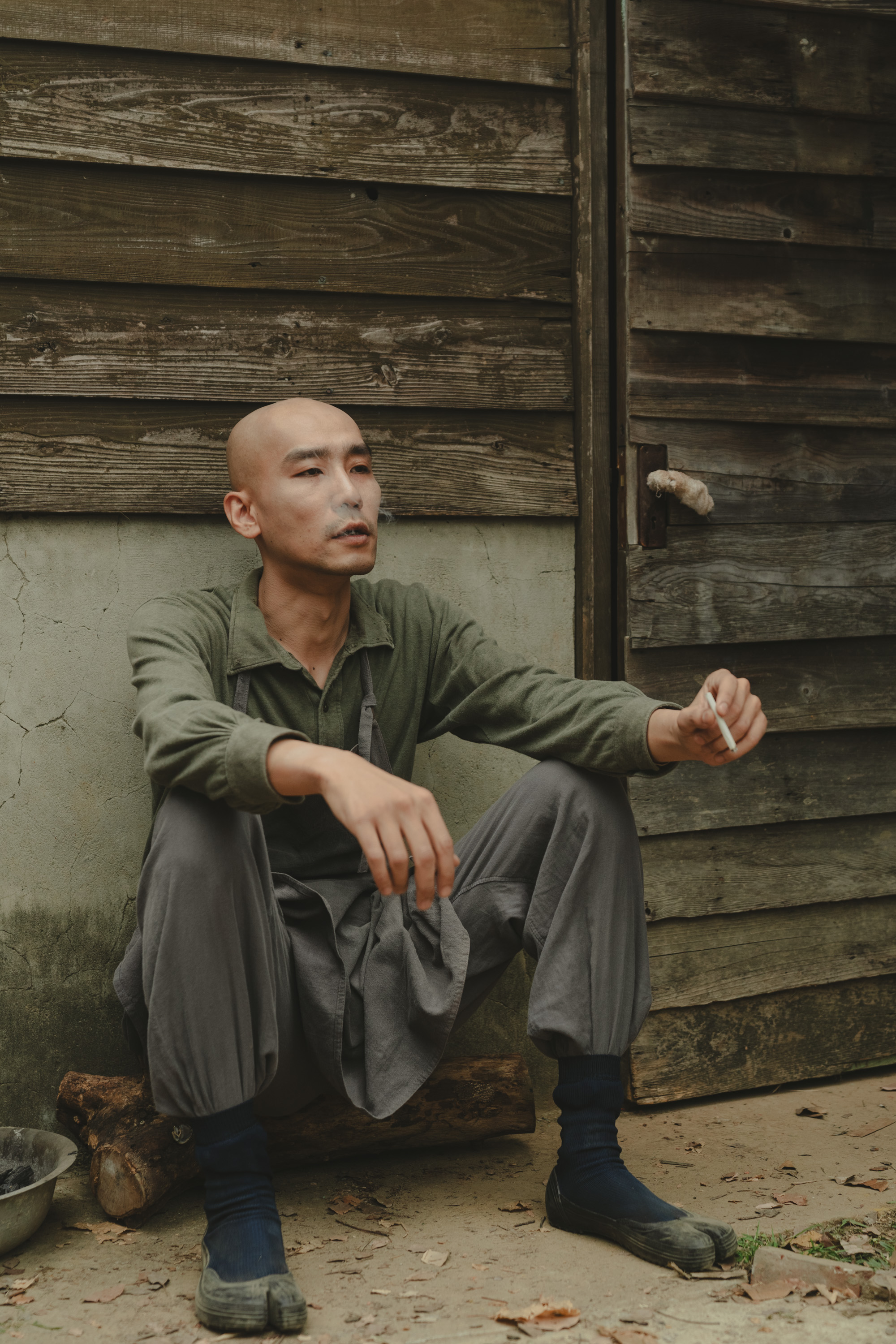 林道禹在《大濛》飾演「陰間擺渡人」。（圖／華文創提供）