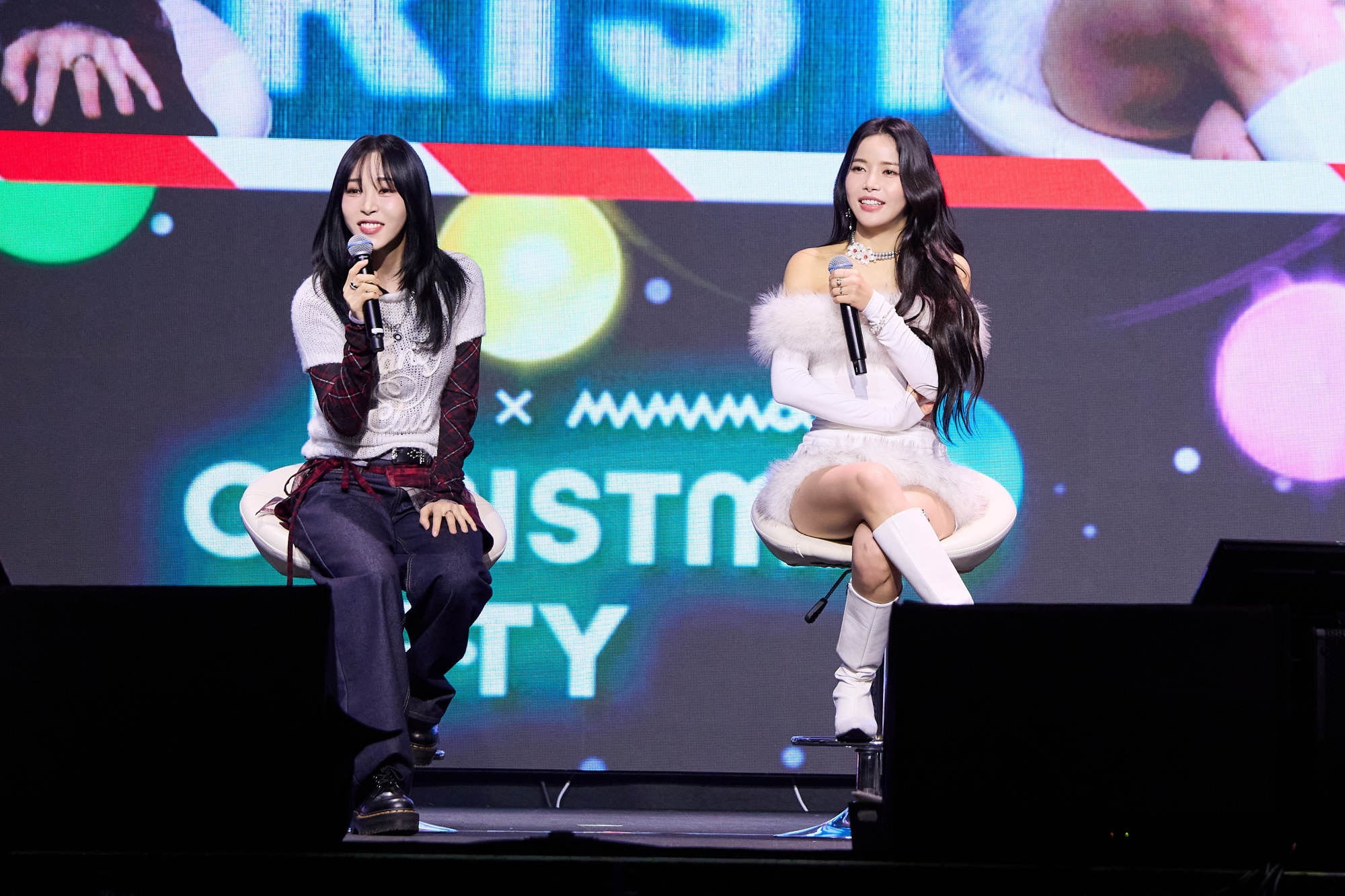 頌樂、玟星常來台演出，被粉絲打趣把飛機當成高鐵在搭。（圖／DJB X FU Entertainment提供）