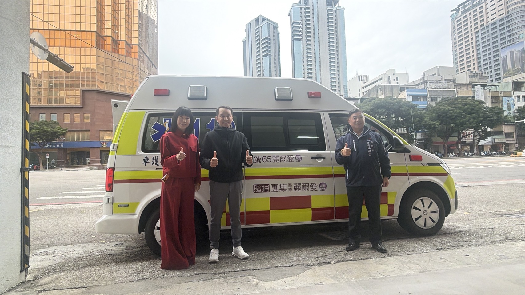 愛爾麗再捐450萬救護車　攜手台中市守護生命第一線