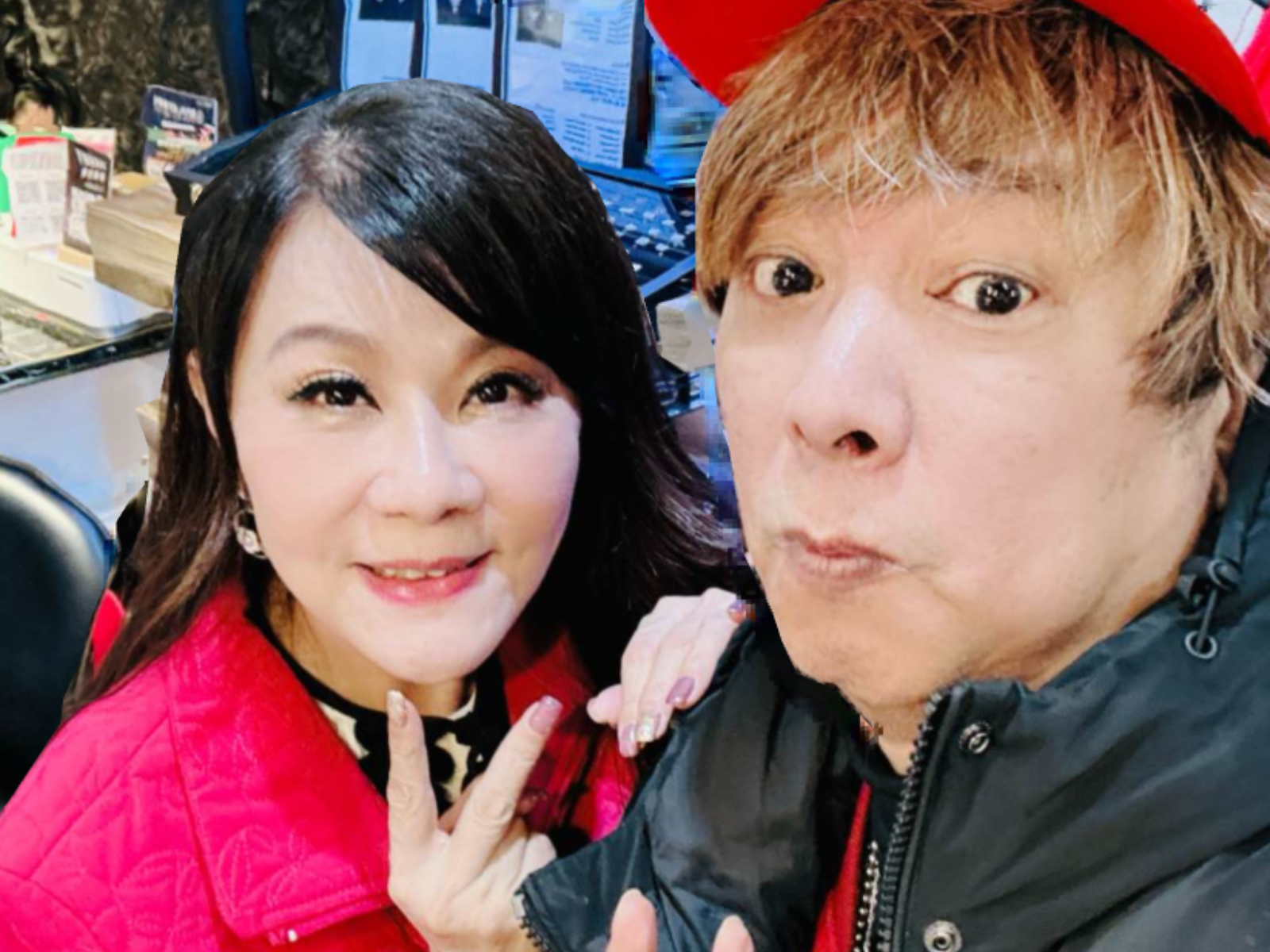 龍千玉（左）和曹西平雖無緣當家人，但是好閨密。（圖／翻攝曹西平臉書）