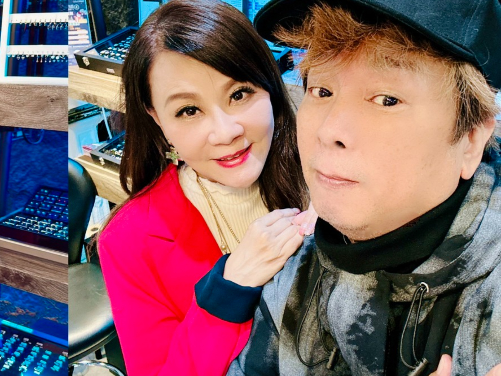 曹西平（右）和龍千玉如親人的好友。（圖／翻攝曹西平臉書）